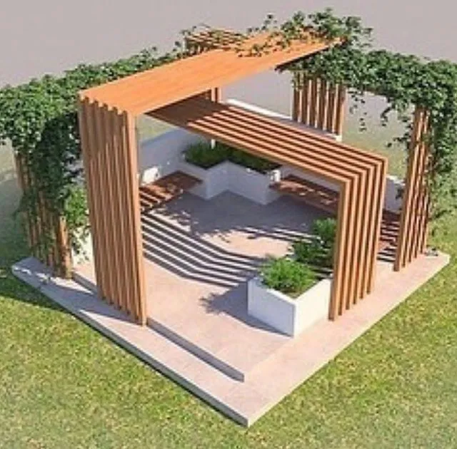 مظلات وبرجولات حدائق جدة