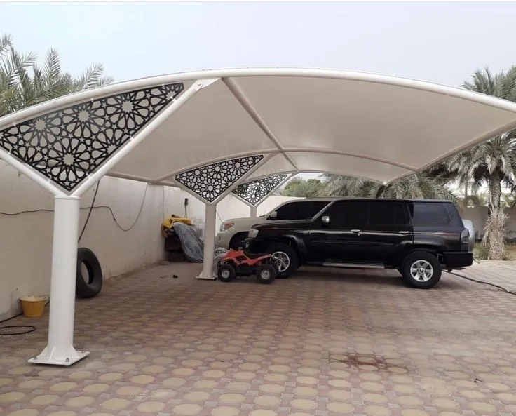 مظلات سيارات عملية في حي الريان بالطائف لحماية مثالية