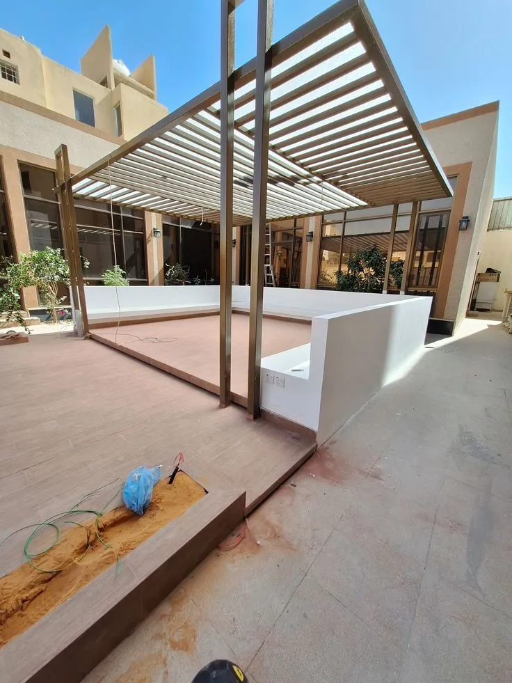 مقاول برجولات خشب وحديد بمكة والمدينة – تصميم وتنفيذ احترافي